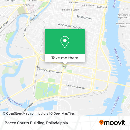 Mapa de Bocce Courts Building