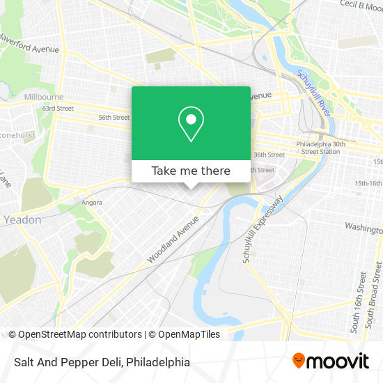 Salt And Pepper Deli map