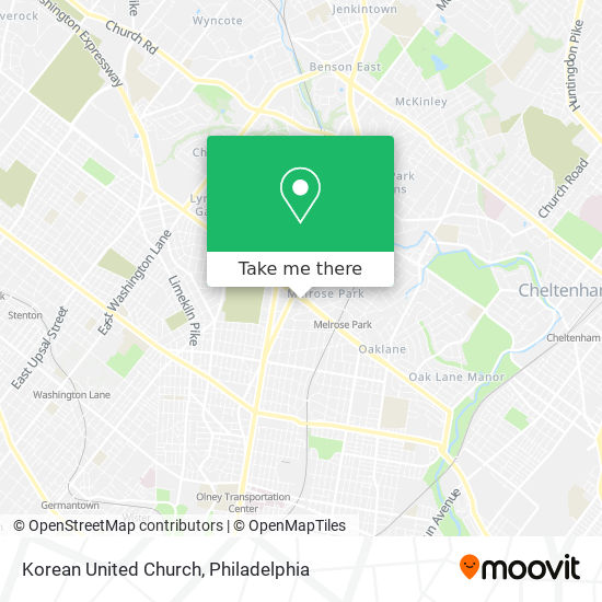 Korean United Church map