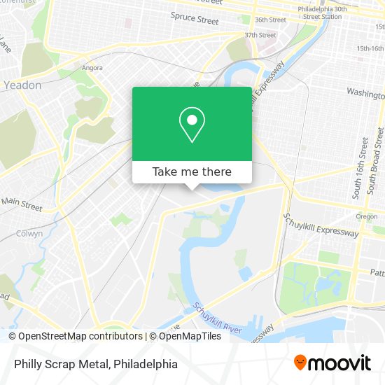 Philly Scrap Metal map