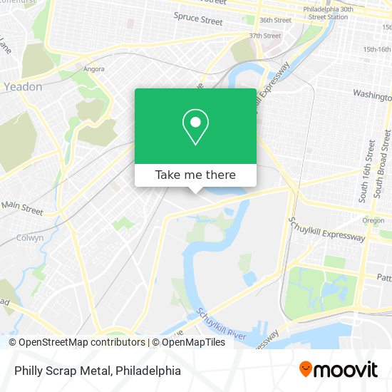 Mapa de Philly Scrap Metal