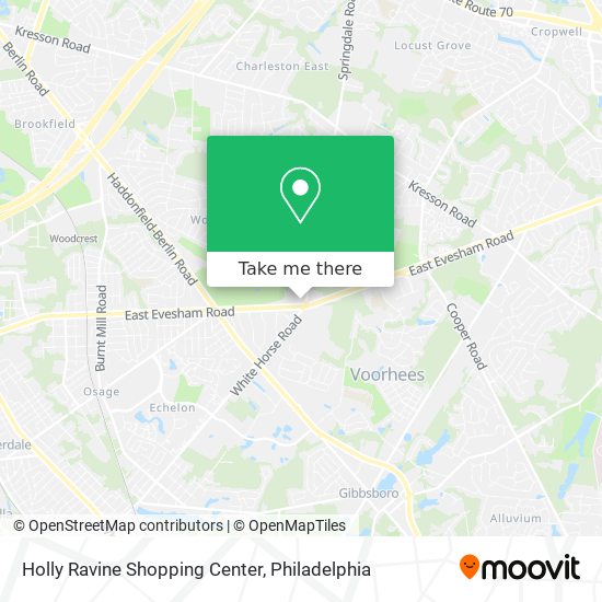 Holly Ravine Shopping Center map