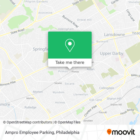 Mapa de Ampro Employee Parking