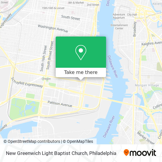 New Greenwich Light Baptist Church map