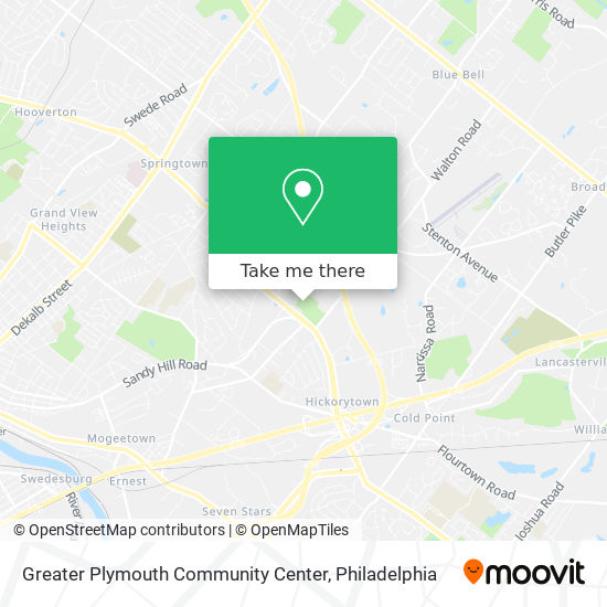 Greater Plymouth Community Center map