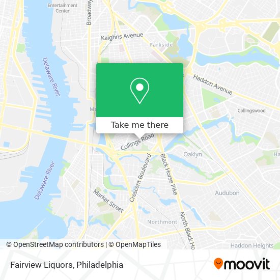 Fairview Liquors map