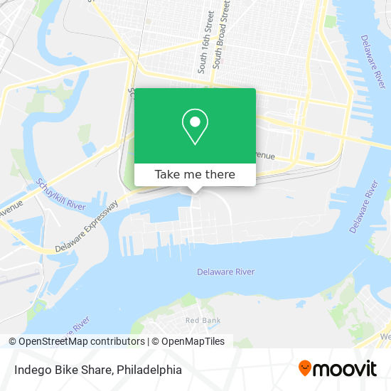 Mapa de Indego Bike Share