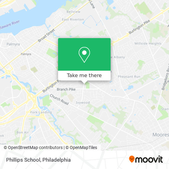 Mapa de Phillips School