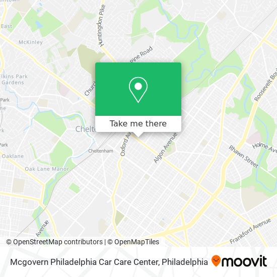 Mcgovern Philadelphia Car Care Center map