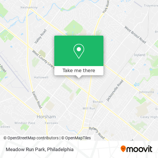 Mapa de Meadow Run Park