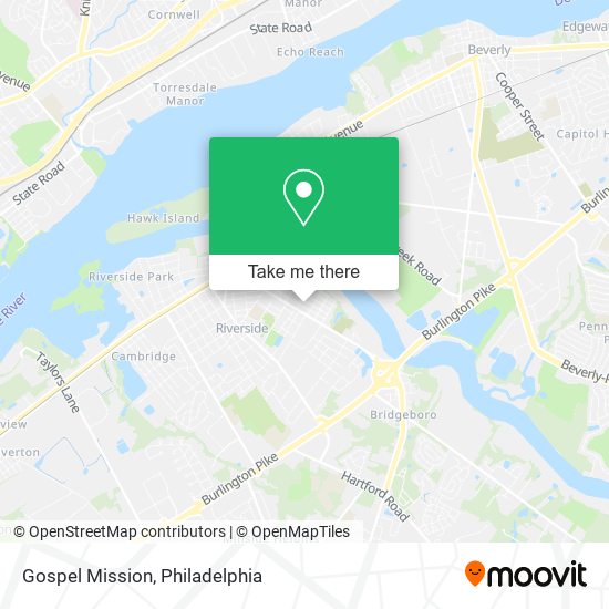 Gospel Mission map