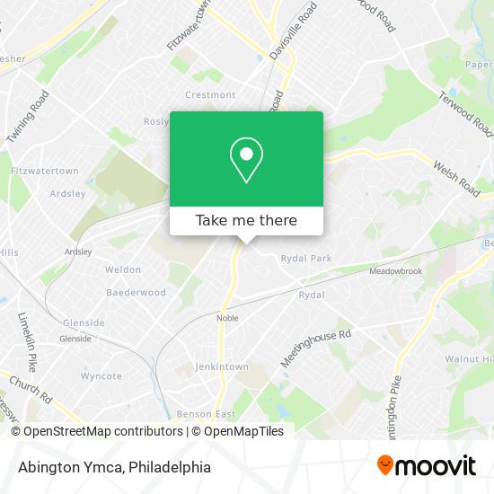 Abington Ymca map