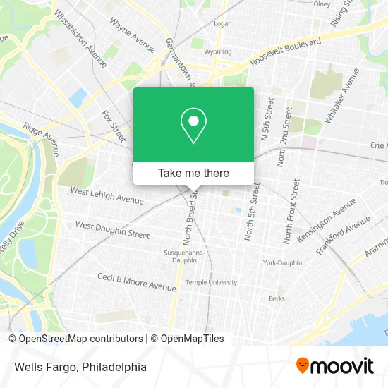 Wells Fargo map