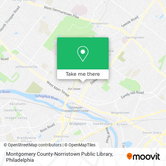 Montgomery County-Norristown Public Library map