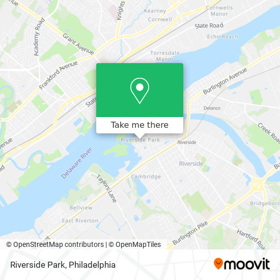 Riverside Park map