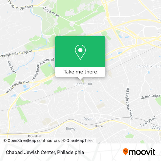 Mapa de Chabad Jewish Center