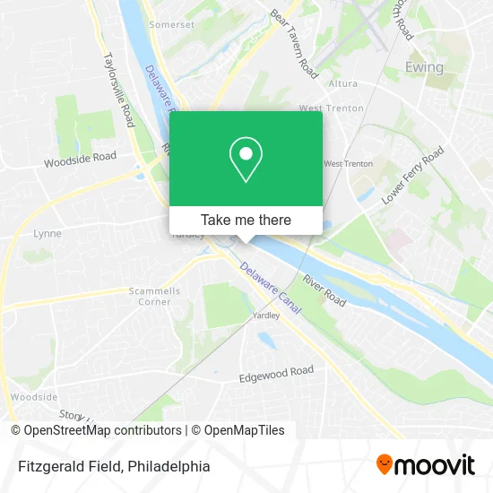 Fitzgerald Field map