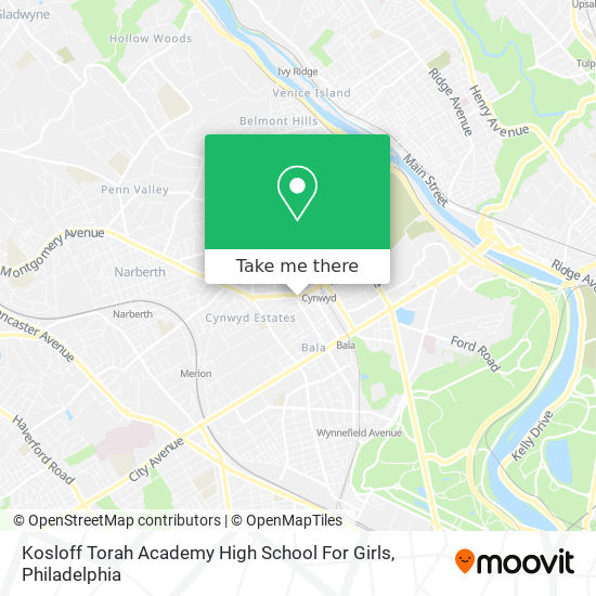 Kosloff Torah Academy High School For Girls map