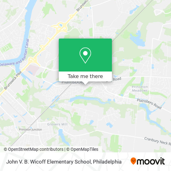 John V. B. Wicoff Elementary School map