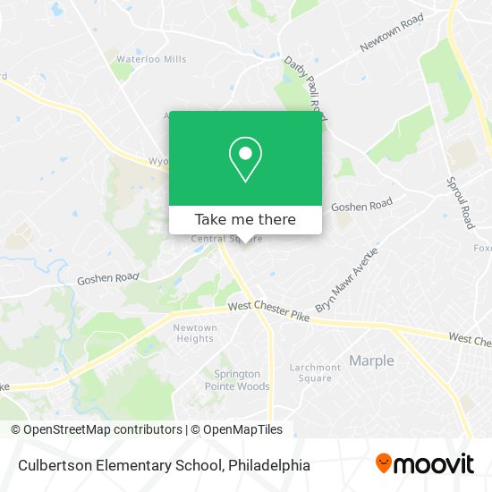 Culbertson Elementary School map