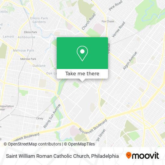 Mapa de Saint William Roman Catholic Church