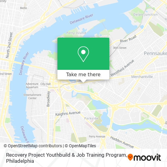 Recovery Project Youthbuild & Job Training Program map