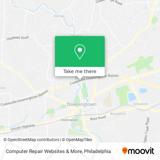 Mapa de Computer Repair Websites & More