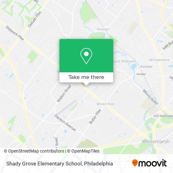Mapa de Shady Grove Elementary School
