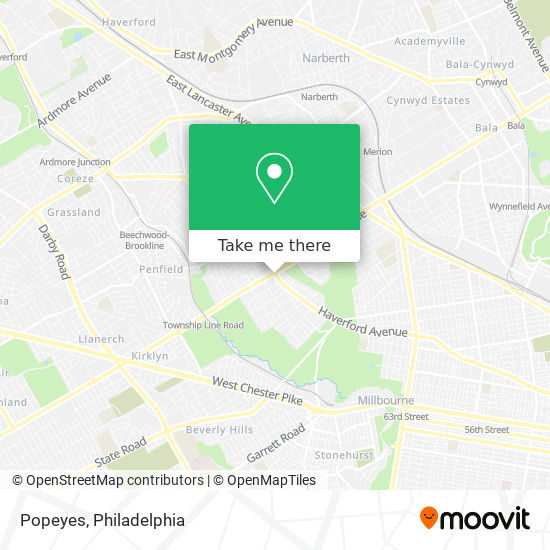 Popeyes map