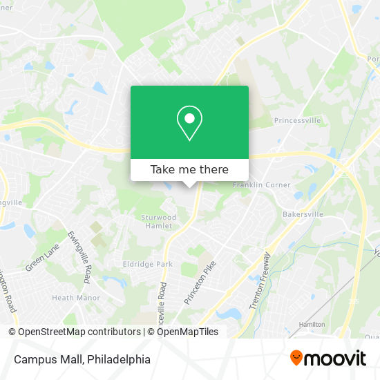 Campus Mall map