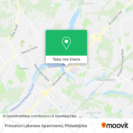 Mapa de Princeton Lakeview Apartments