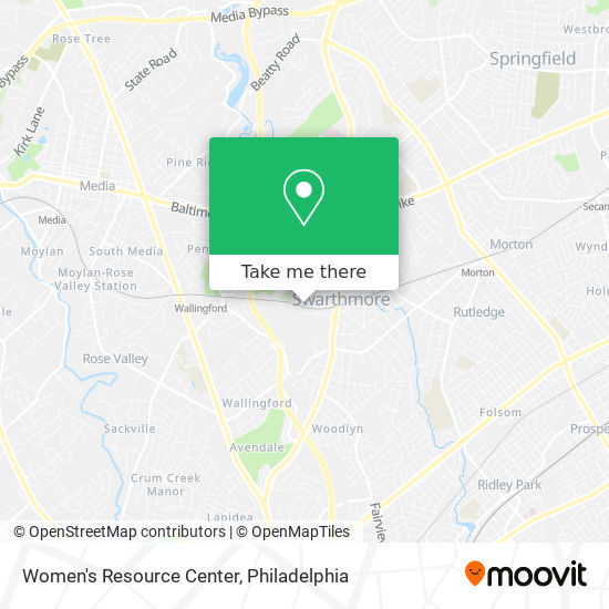 Women's Resource Center map