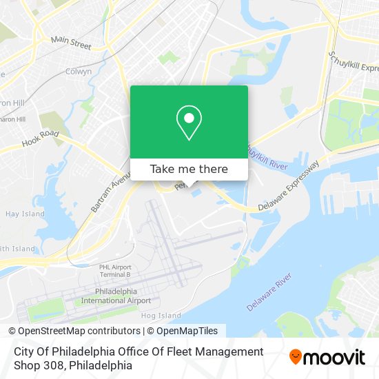 Mapa de City Of Philadelphia Office Of Fleet Management Shop 308