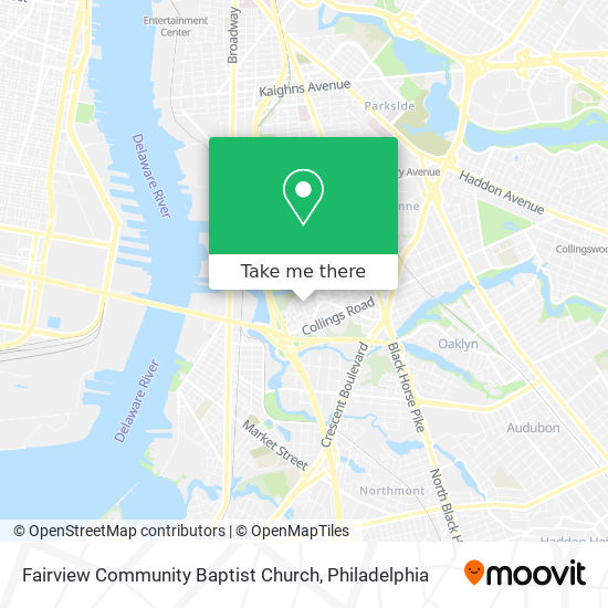 Mapa de Fairview Community Baptist Church