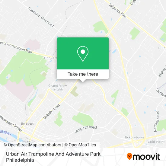 Mapa de Urban Air Trampoline And Adventure Park