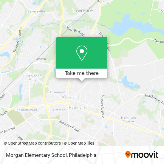 Morgan Elementary School map