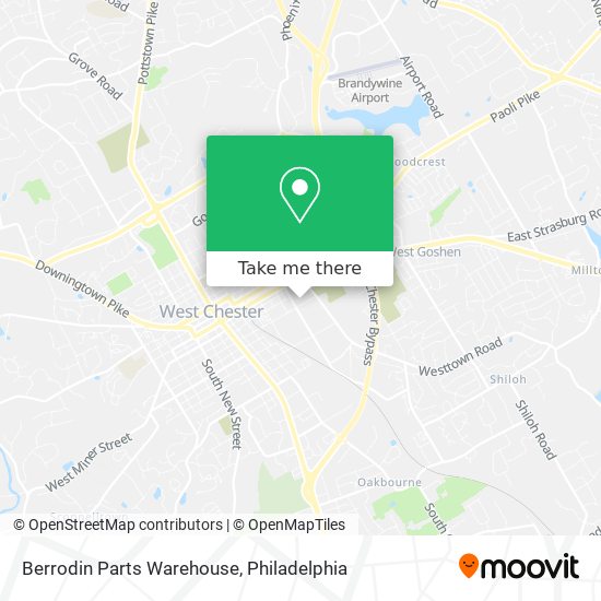 Berrodin Parts Warehouse map