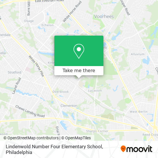 Mapa de Lindenwold Number Four Elementary School