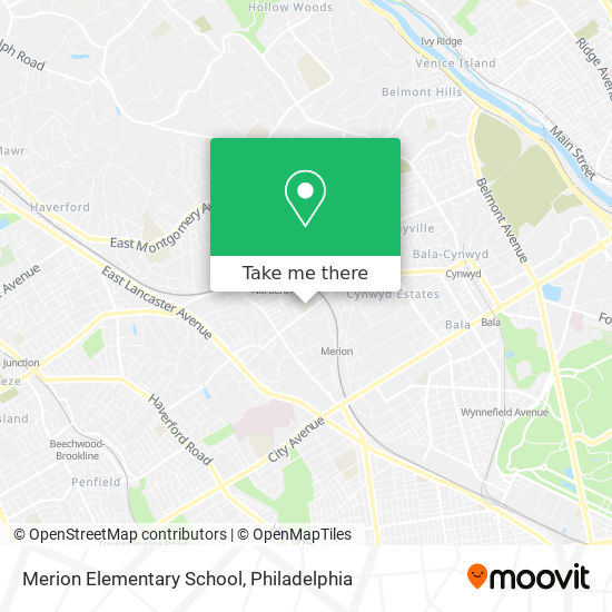 Merion Elementary School map