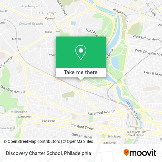 Discovery Charter School map