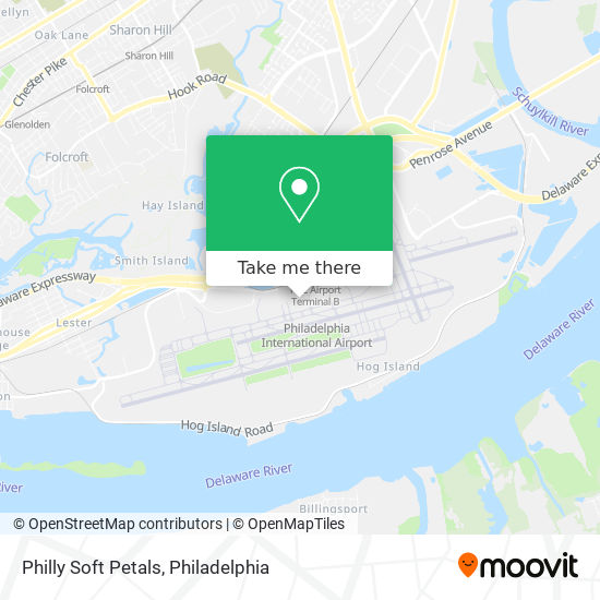 Mapa de Philly Soft Petals