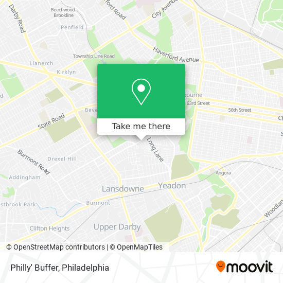 Philly' Buffer map