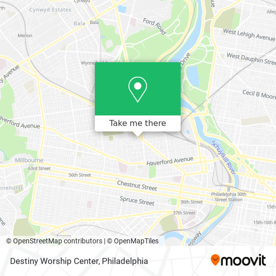 Mapa de Destiny Worship Center