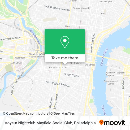 Voyeur Nightclub Mayfield Social Club map
