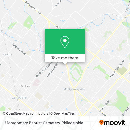 Montgomery Baptist Cemetery map