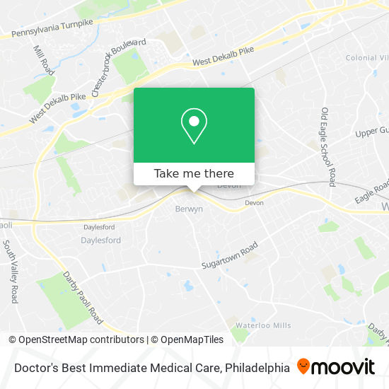 Doctor's Best Immediate Medical Care map