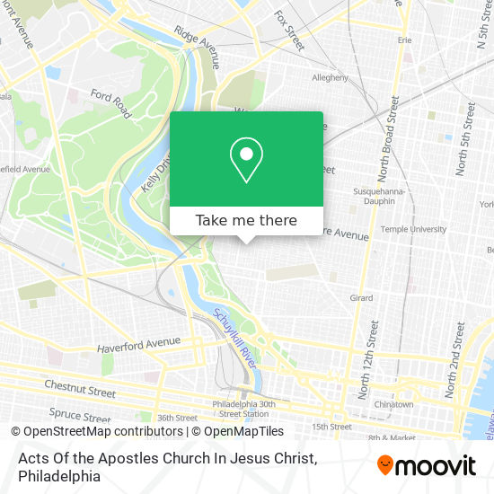 Mapa de Acts Of the Apostles Church In Jesus Christ