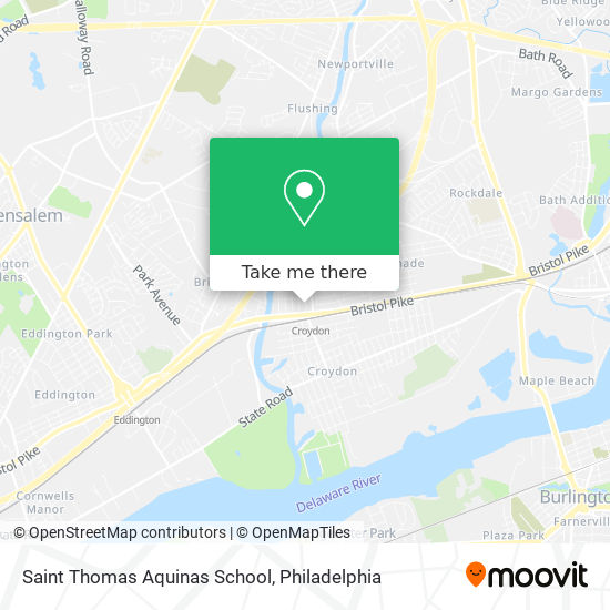 Saint Thomas Aquinas School map