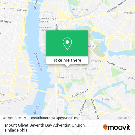 Mount Olivet Seventh Day Adventist Church map