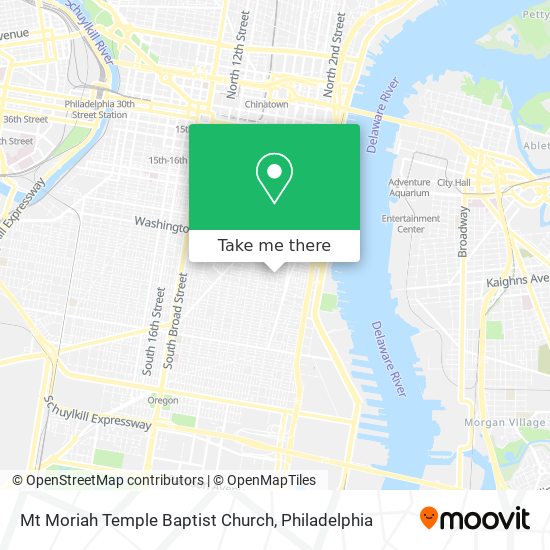 Mapa de Mt Moriah Temple Baptist Church